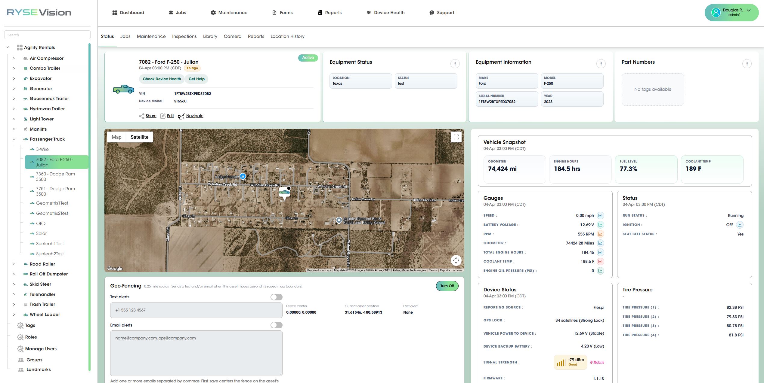 RyseVision product screenshot